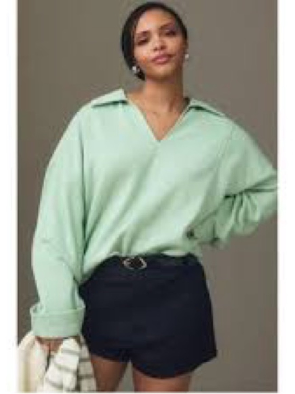 Anthropologie Pilcro Oversized vneck Pullover